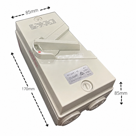 Sparky Stock 1 Phase 20A Weatherproof Isolator Switch