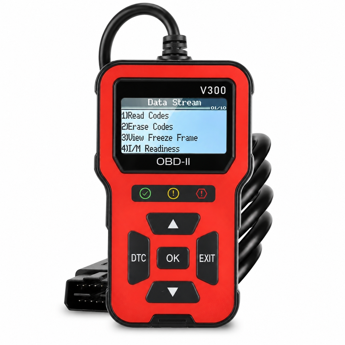 Sparky Stock OBD2 Car Diagnostic Scanner & Code Reader | Blaze Red | SS-OBD2-V300-RED