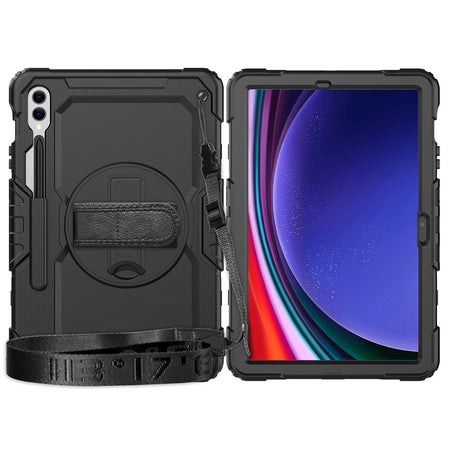 EFM Baja Rugged 3in1 Case For Samsung Galaxy Tab A9 Plus | Black | EFCBASG289BLK