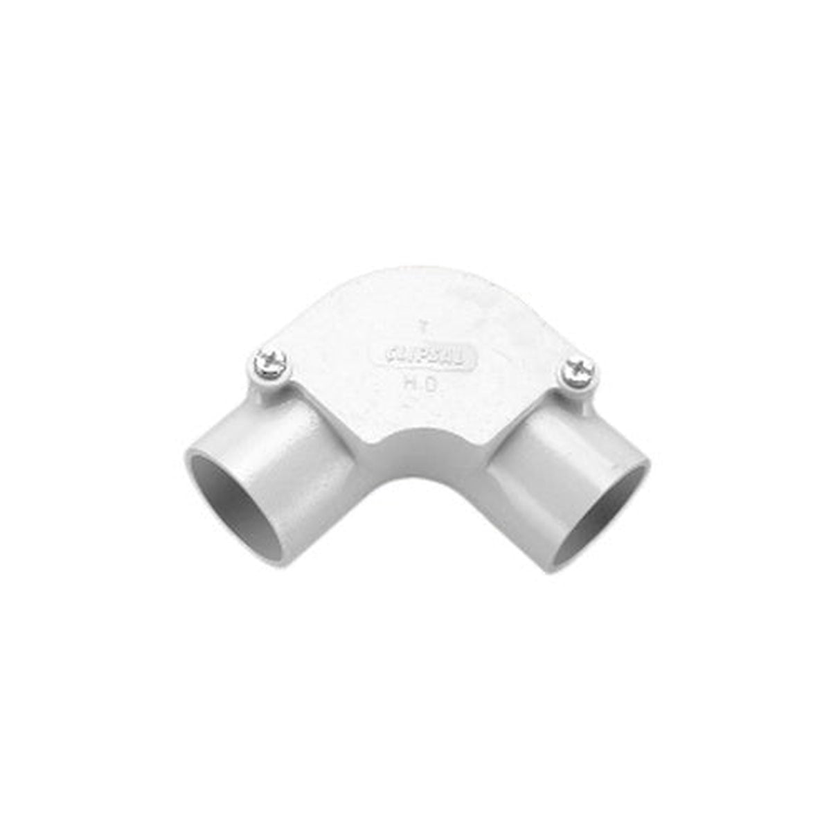 Clipsal 40mm PVC Inspection Elbow - Grey - 244/40-GY