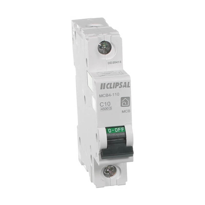 Clipsal Resi MAX Miniature circuit breaker 1P 10A C curve 4500 A 240V | MCB4-110