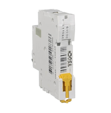 Clipsal Resi MAX Miniature circuit breaker 1P 50 A C curve 4500 A 240V | White | MCB4-150
