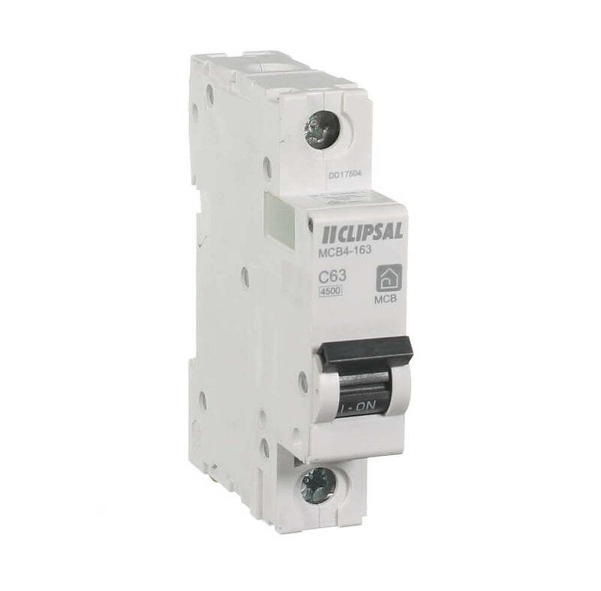 Clipsal Resi MAX 1 Pole 63A C Curve Circuit Breaker - White - MCB4-163