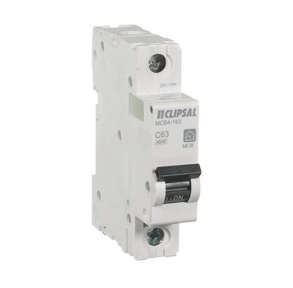 Clipsal Resi MAX Miniature circuit breaker 1P 63 A C curve 4500 A 240V | MCB4-163