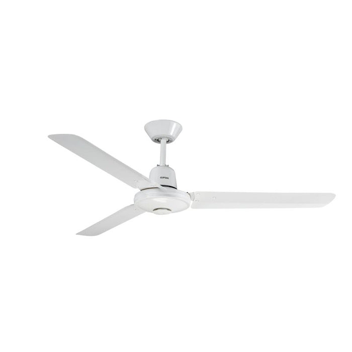 Clipsal Airflow Ceiling Sweep Fan 3 Aluminium Blades 1200mm | White Electric | P3HS1200AL-WE