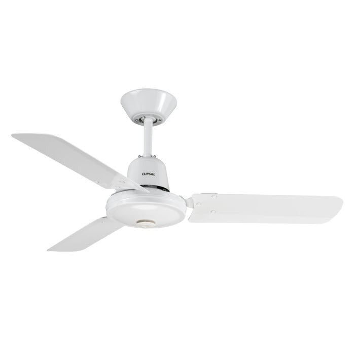 Clipsal Airflow Ceiling Sweep Fan 3 Aluminium Blades 900mm | White Electric | P3HS900AL-WE