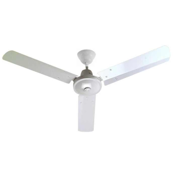 Clipsal Airflow Ceiling Sweep Fan 3 Aluminium Blades 1200mm | White Electric | P3JH1200AL-WE