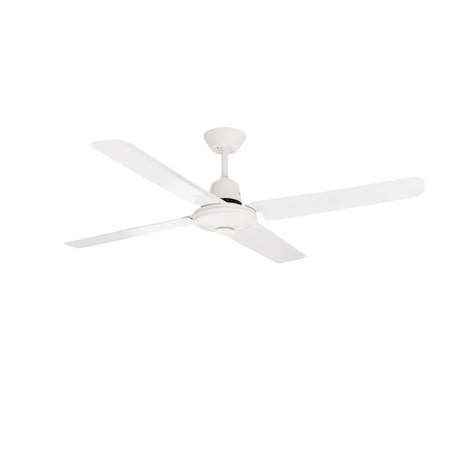 Clipsal Airflow Ceiling Sweep Fan 4 Aluminium Blades 1200mm | White Electric | P4HS1200AL-WE