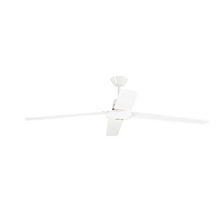 Clipsal Airflow Ceiling Sweep Fan 4 Aluminium Blades 1400mm | White Electric | P4HS1400AL-WE