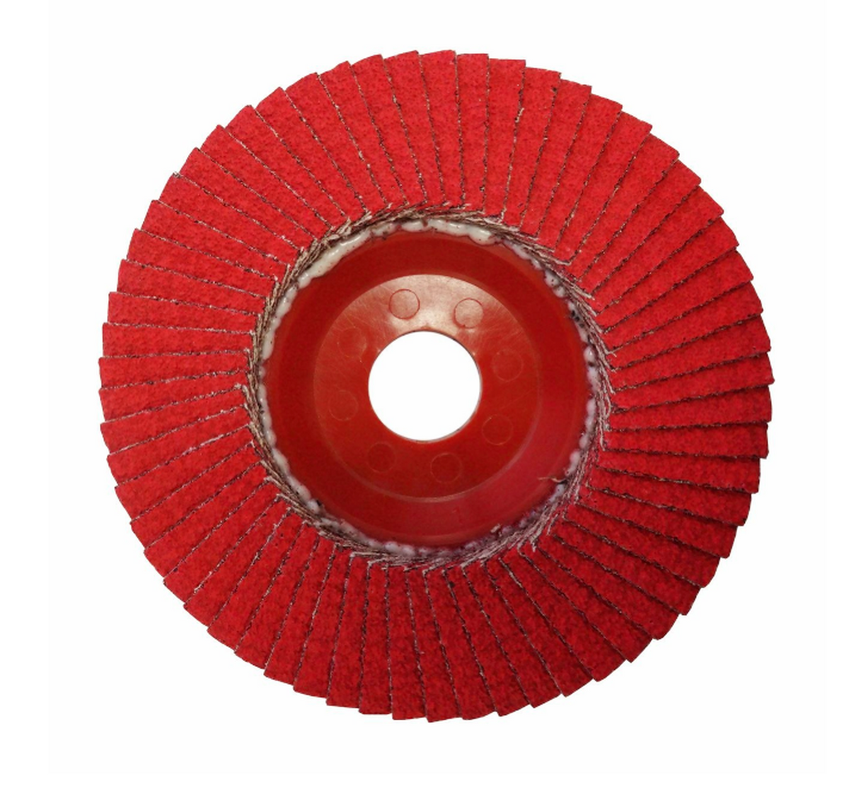Josco 127mm 40 Grit Ceramic Flap Disc - Red - JDC12740