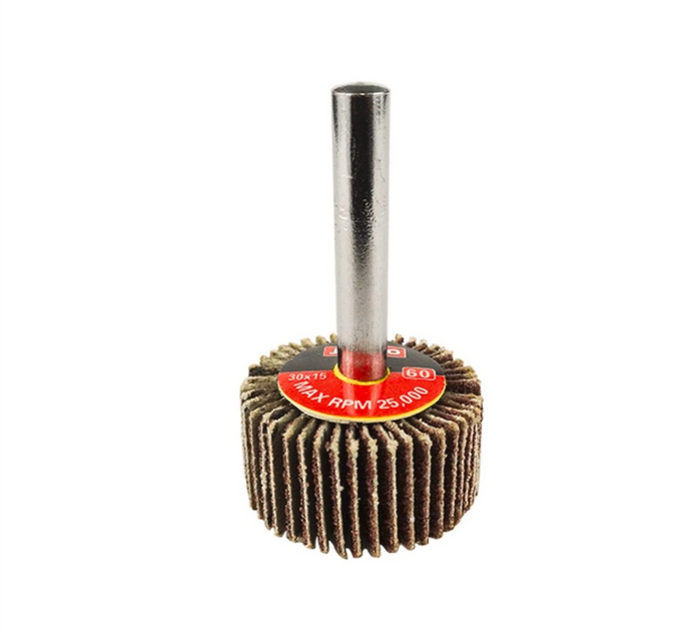 Josco 30mm 60 Grit Abrasive Flap Wheel | Brown | FW3015060C