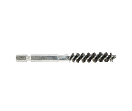 Josco 10mm Hex Wire Tube Brush - Silver - JTB9010