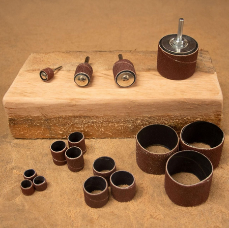 Josco 20 Piece Spindle Mounted Drum Sanding Kit | Brown | B20SDK