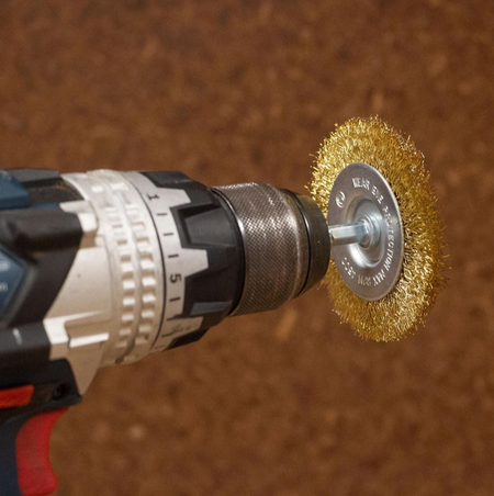 Josco 5 Piece Drill Brush Kit | Gold | BRUKIT5