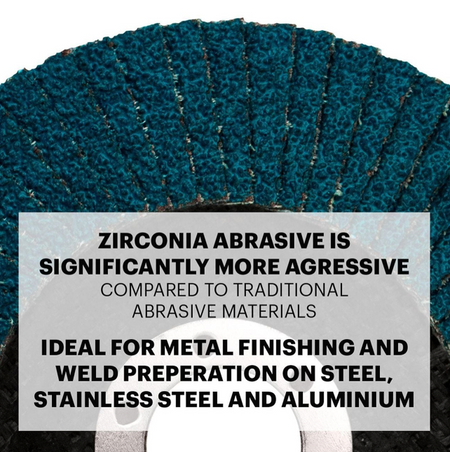 Josco 125mm 120g Extra Fine Abrasive Flap Disc | Blue | BDZ127120