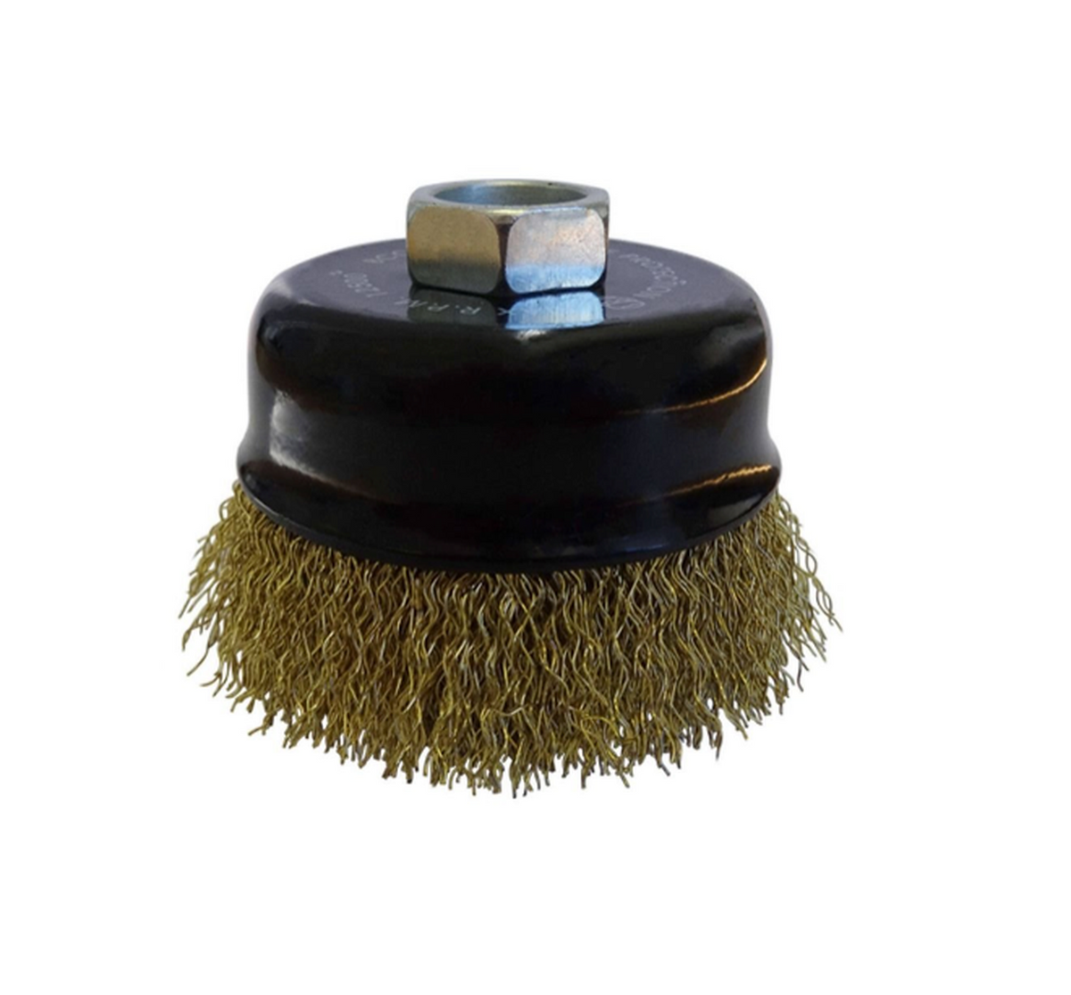 Josco 75mm Crimped Cup Brush - Black - BCC65