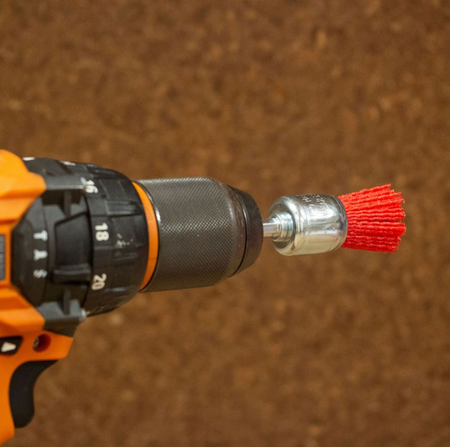 Josco 25mm Abrasive Nylon Cup Brush | Red | JAC25R