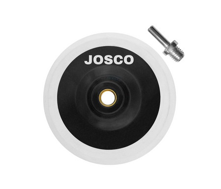 Josco 125mm Hook And Loop Backing Pad | Black / White | JA2004