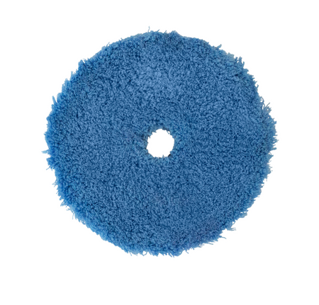 Josco 125mm Hook And Loop Microfibre Finishing Pad | Blue | JP1011