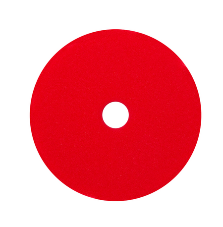 Jasco 125mm Soft Polishing Hook And Loop Foam Polishing Pad | Red | JP1022