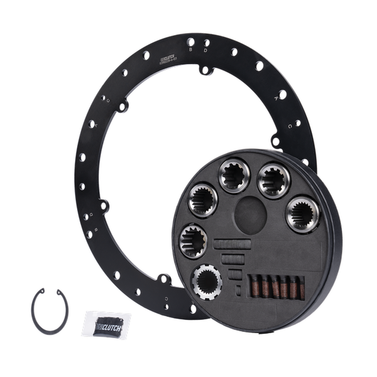 UniClutch 240mm Flex Fitment Kit - Black - UCFK10336-A-002