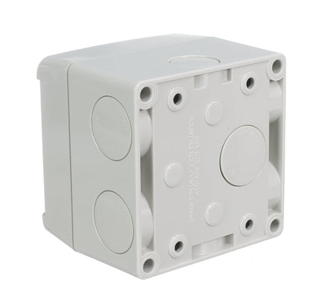 Clipsal Weathershield Switch 1-Gang, 1 Pole, 35A, 250VAC, IP66 | Chemical Resistant Grey | WHA135-RG