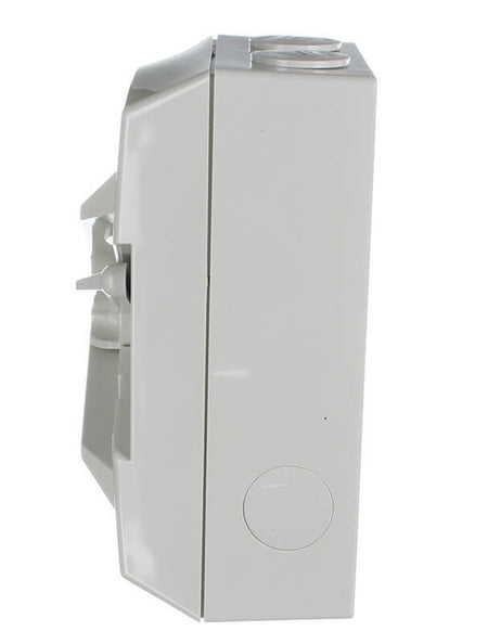 Clipsal Weathershield Switch 1-Gang, 1 Pole, 40A, 250VAC, IP66 | Chemical Resistant Grey | WHB140-RG