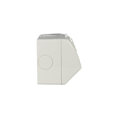 Clipsal Weathershield Power Point Twin, 10A, 250VAC, IP54 | Resistant Grey | WSC227/2-RG
