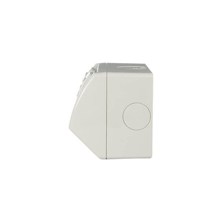 Clipsal Weathershield Power Point Twin, 10A, 250VAC, IP54 | Resistant Grey | WSC227/2-RG