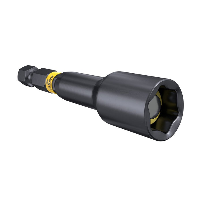 Alpha ThunderMax 5/16in x 65mm Magnetic Impact Nutsetter | Black Oxide | CNS51665SM