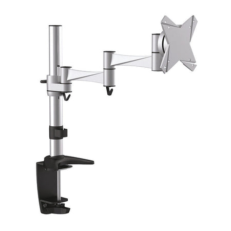 Astrotek AT-LCDMOUNT-1S silver single monitor arm with VESA plate and desk clamp