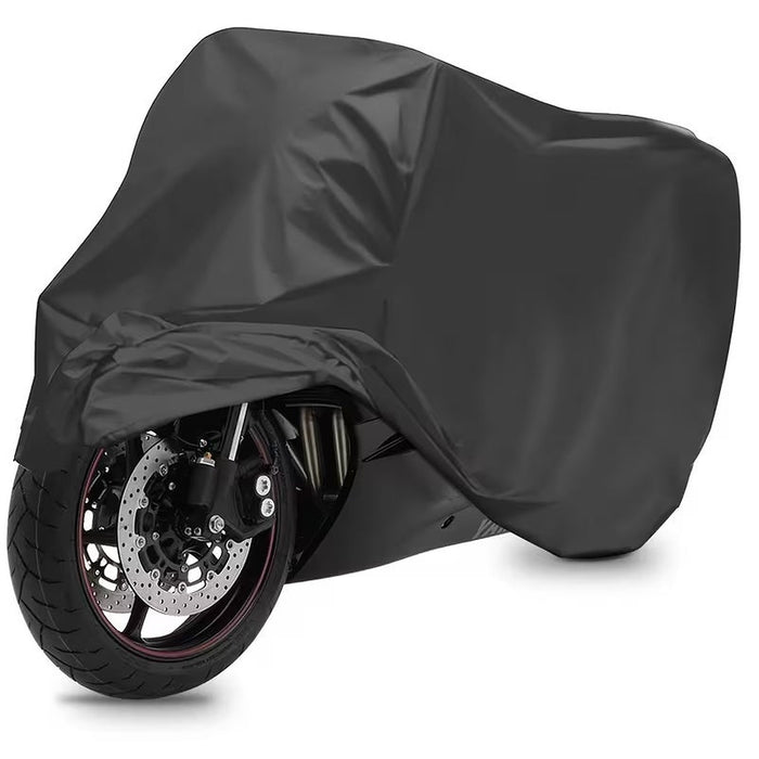 Sparky Stock Motorcycle & Bike Outdoor Protective Cover | Black | SS-MOTO-COVER-BLK