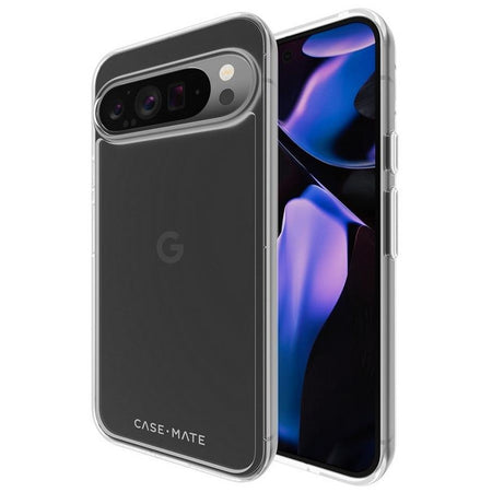 Case-Mate Tough clear case for Google Pixel 9 Pro XL, front and back views