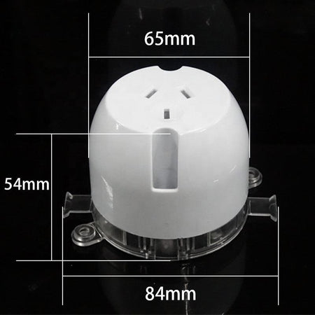 Sparky Stock Ceiling Surface Socket 10A 250V | White | SS-CS10A
