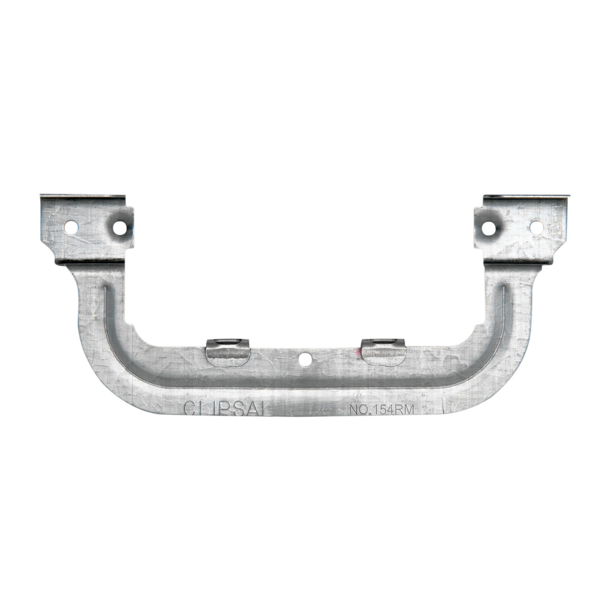 Clipsal 154RM galvanised recessed plasterboard C-clip for Slimline and Eclipse, front view