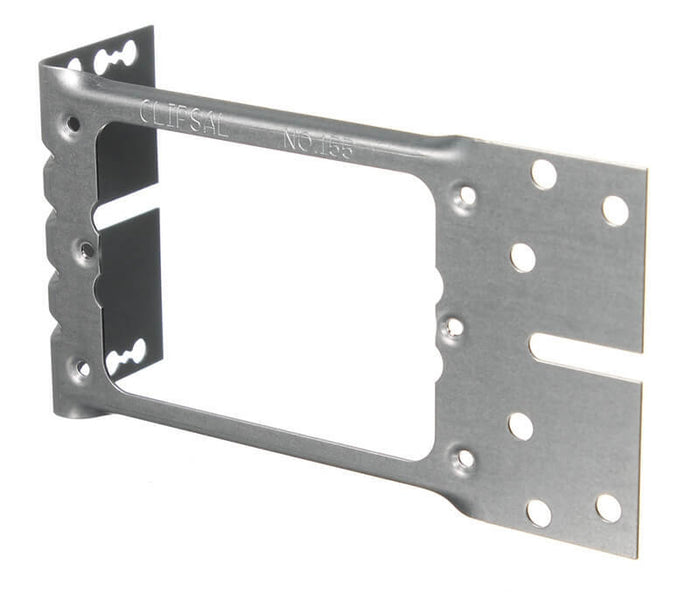 Clipsal 1 Gang Horizontal Metal Mounting Bracket Without Nails | Zinc Plated | 155