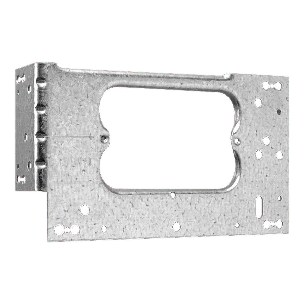 Clipsal 155VH galvanised one gang universal metal mounting bracket for vertical or horizontal stud fixing
