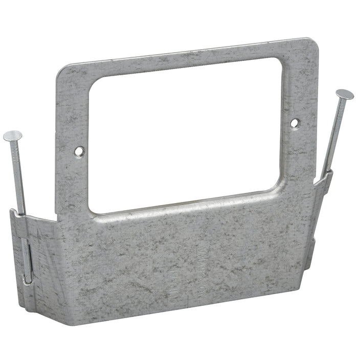 Clipsal 1 Gang Vertical Mounting Bracket with Skew Fixing Nails | Galvanised | 155VNA