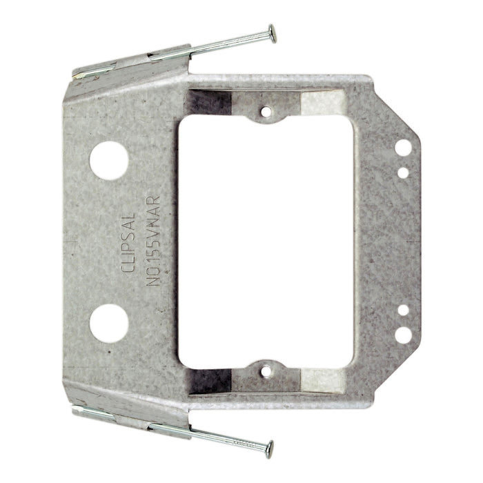 Clipsal Vertical Recessed Mounting Bracket with Nails | Galvanised | 155VNAR