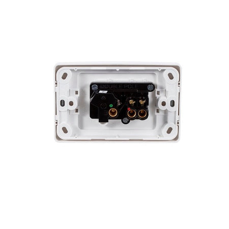 Clipsal 2000 Series 10A Double Pole Single Power Point | White Electric | 2015D-WE