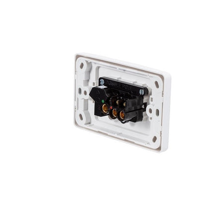 Clipsal 2000 Series 10A Double Pole Single Power Point | White Electric | 2015D-WE