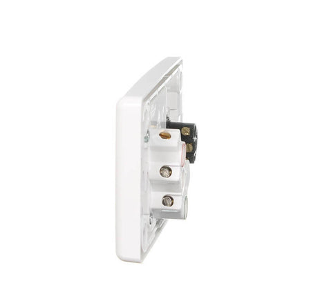 Clipsal 2000 Series 10A Single Power Point with Extra Switch | White Electric | 2015X-WE