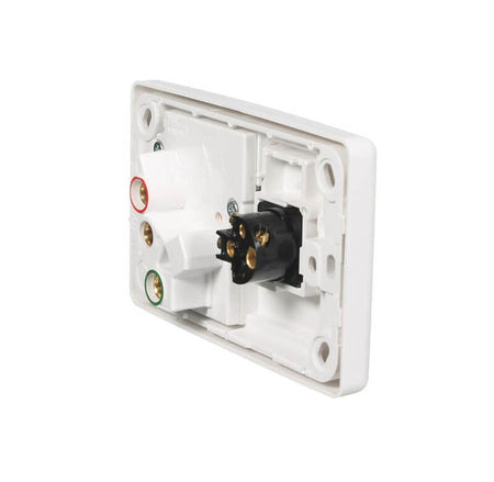 Clipsal 2000 Series 10A Single Power Point with Extra Switch | White Electric | 2015X-WE