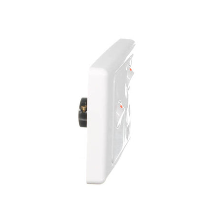 Clipsal 2000 Series 10A Single Power Point with Extra Switch | White Electric | 2015X-WE