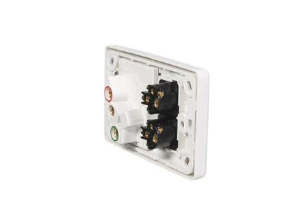 Clipsal 2000 Series 10A Single Power Point with 2 Extra Switches | White Electric | 2015XX-WE