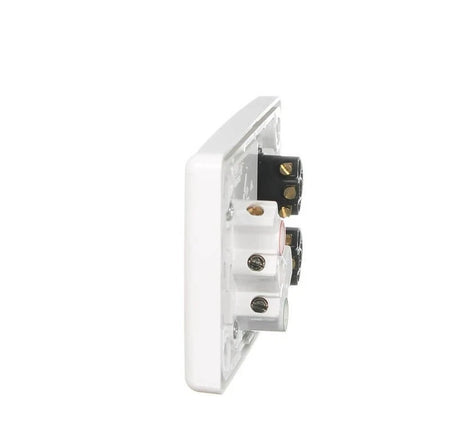 Clipsal 2000 Series 10A Single Power Point with 2 Extra Switches | White Electric | 2015XX-WE