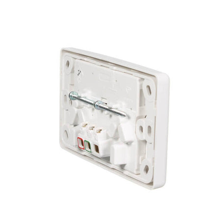 Clipsal 2000 Series Double Pole Double Power Point 10A 250V Horizontal | White Electric | 2025D-WE