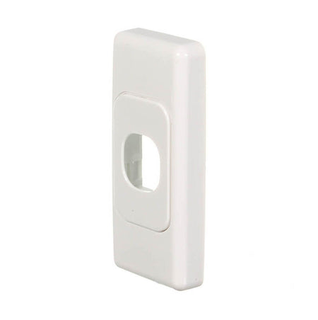 Clipsal 2000 Series 1 Gang Architrave Grid & Surround | White Electric | 2031-WE