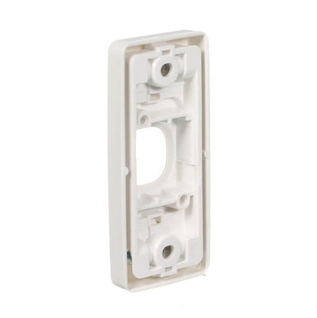 Clipsal 2000 Series 1 Gang Architrave Grid & Surround | White Electric | 2031-WE