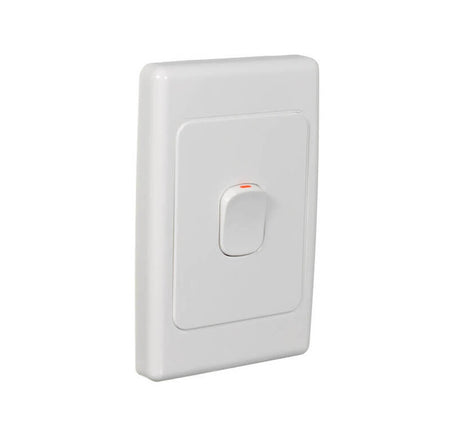 Clipsal 2000 Series 32A Double Pole Cooker Switch | White Electric | 2031D32-WE